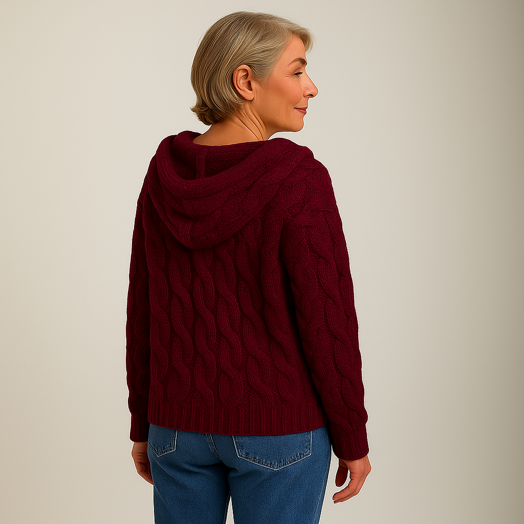 Saela & Co – Cozy and Stylish Knit Hoodie