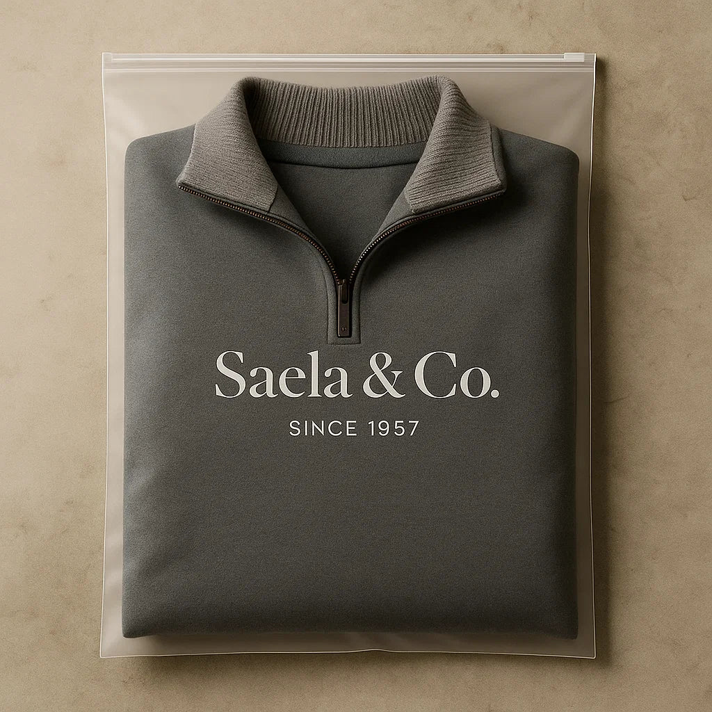Saela & Co - Quarter-Zip Sweater