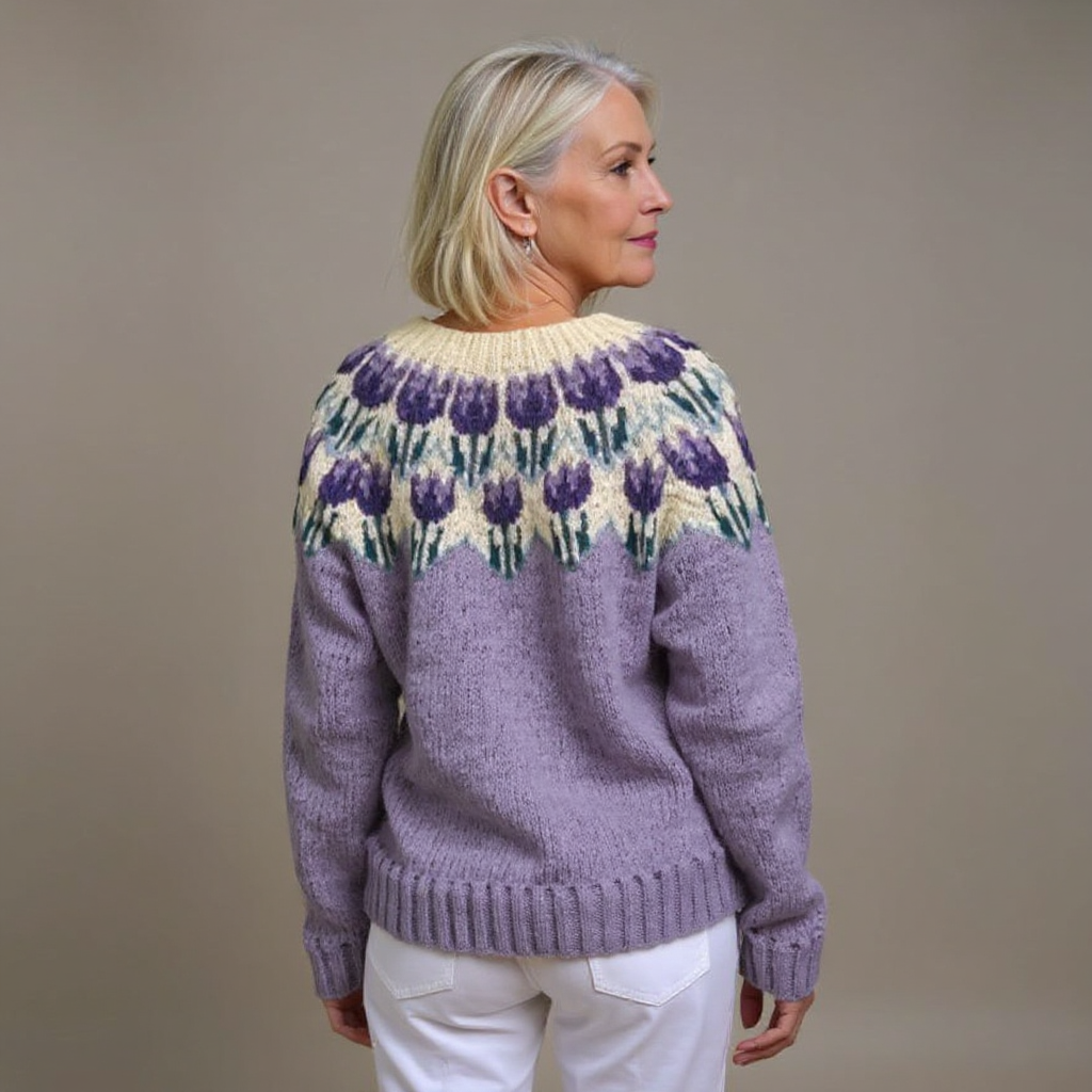 Saela & Co - Classic Icelandic Wool Vintage Cardigan