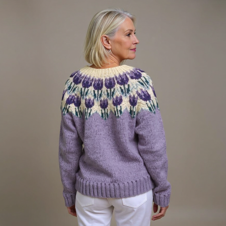 Saela & Co - Classic Icelandic Wool Vintage Cardigan