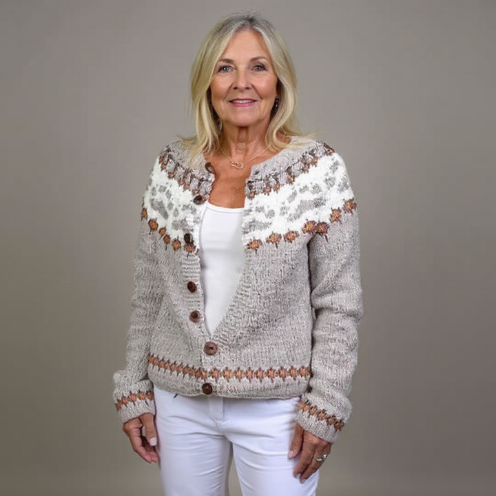 Saela & Co  - Classic Icelandic Wool Vintage Cardigan