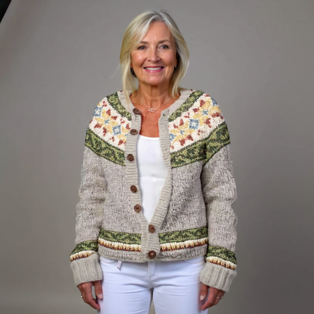Saela & Co - Inspired Vintage Icelandic Wool Cardigan