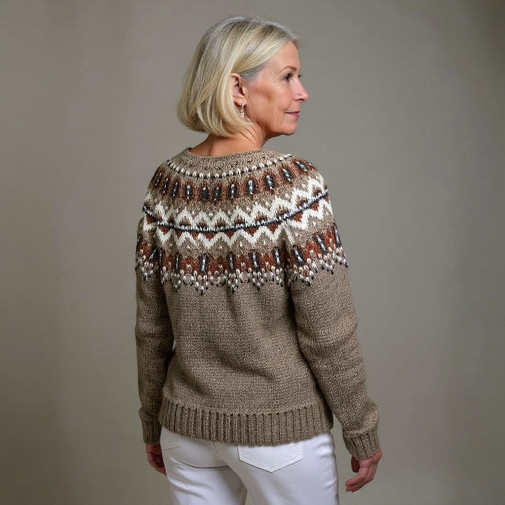 Saela & Co - Classic Icelandic Wool Vintage Cardigan
