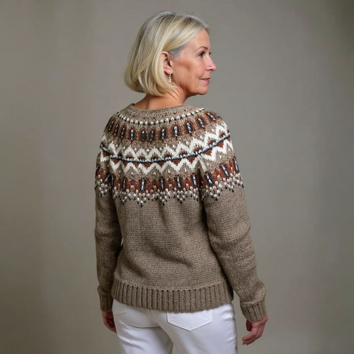Saela & Co - Classic Icelandic Wool Vintage Cardigan
