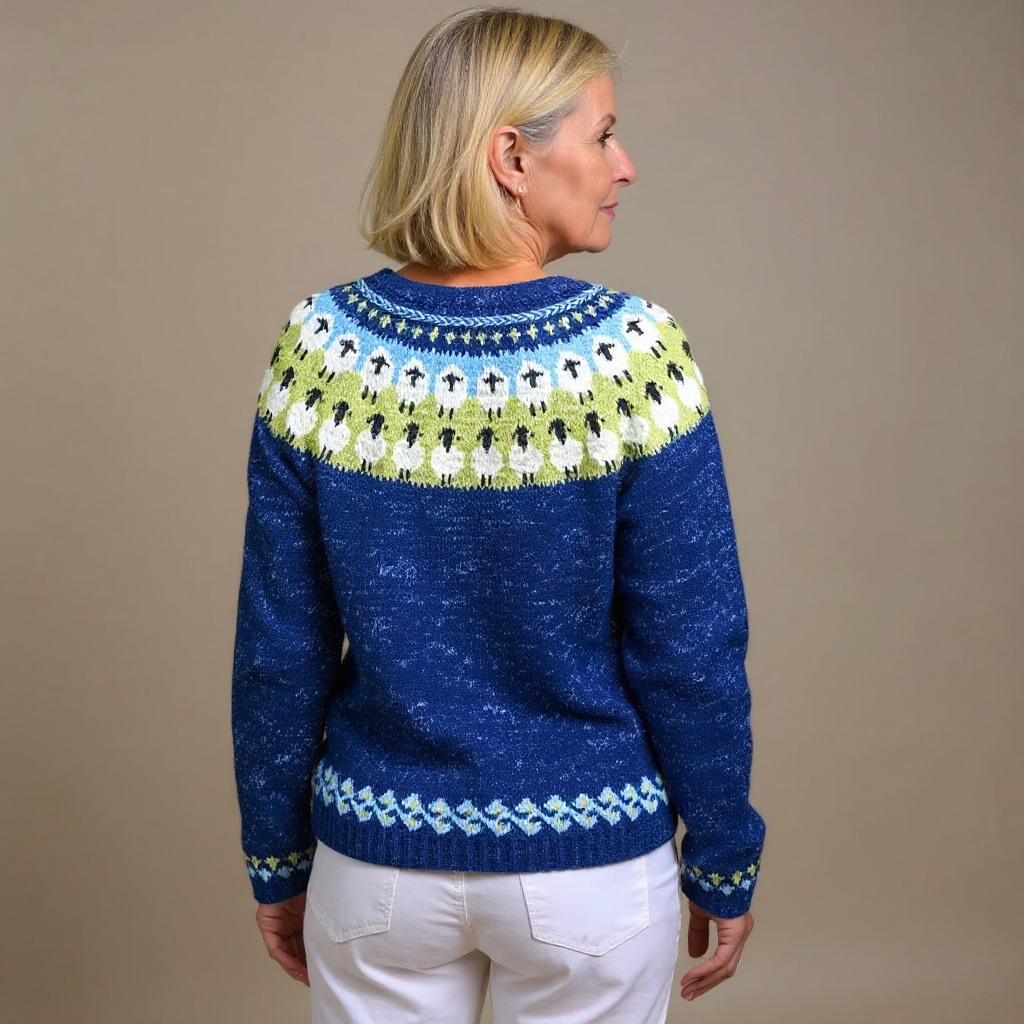 Saela & Co - Classic Icelandic Wool Vintage Cardigan