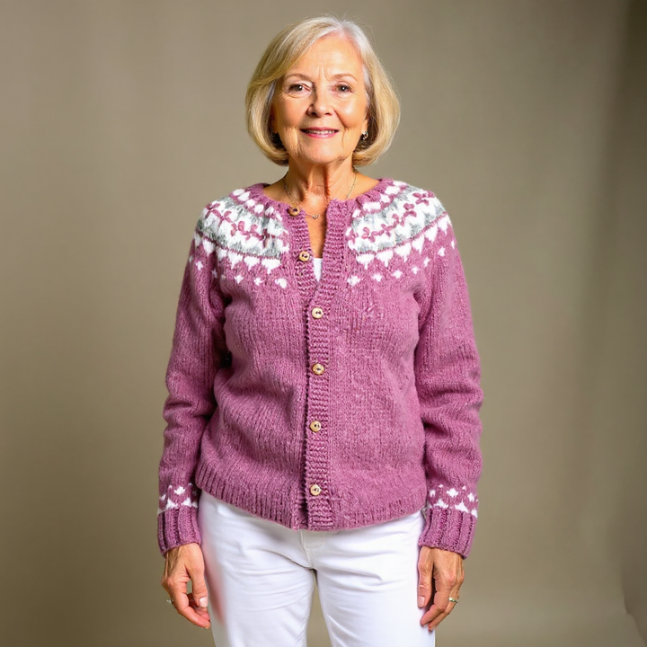 Saela & Co - Classic Icelandic Wool Vintage Cardigan