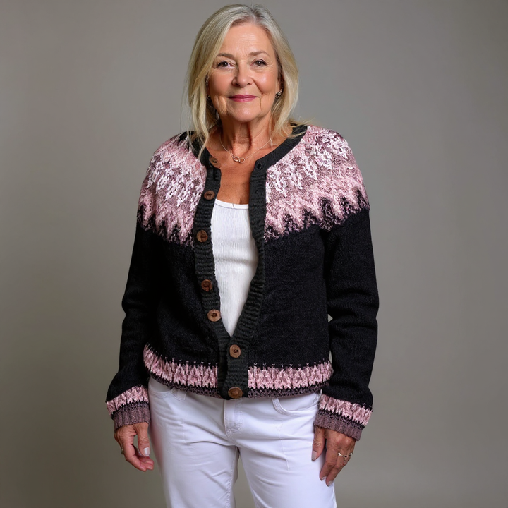 Saela & Co - Classic Icelandic Wool Vintage Cardigan