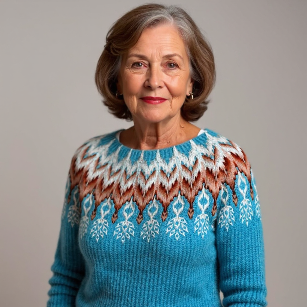 Saela & Co - Classic Icelandic Wool Knit Sweater